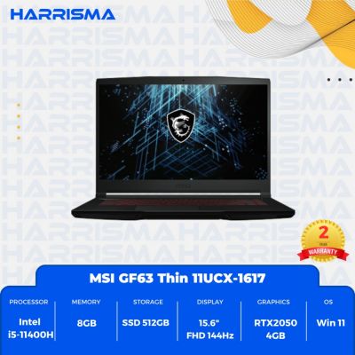 Review MSI GF63 1617: Kombinasi Harga Terjangkau dengan Spesifikasi Gaming yang Tangguh!