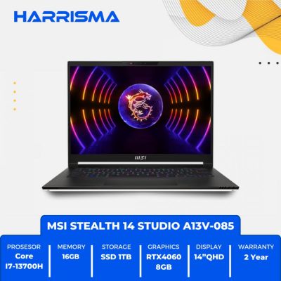 Review Laptop MSI Stealth 14 Studio A13VF-085: Performa Kerja Unggul dan Pengalaman Gaming yang Memuaskan!