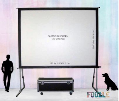 Fast Fold Screen 150 (Front/Rear Projection) merk Brite