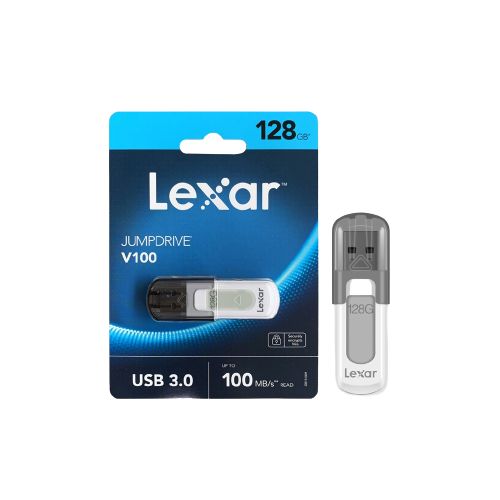 LEXAR Flashdisk 128GB Jumpdrive V100