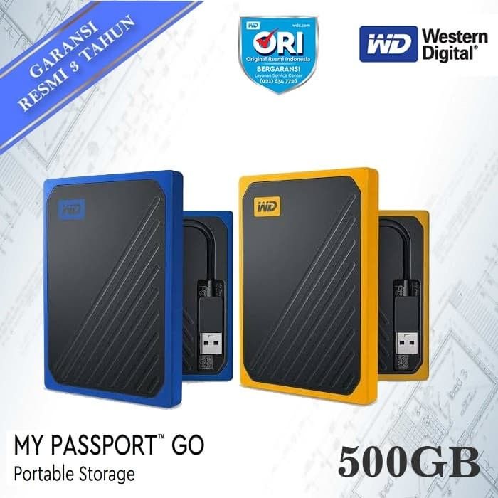 SSD WD My Passport GO Portable 500GB