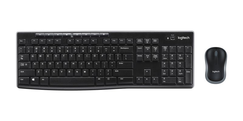 LOGITECH Keyboard Mouse Wireless MK270