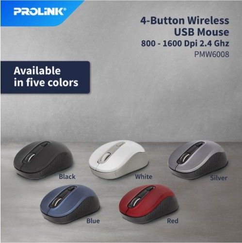 PROLINK Mouse PMW6008 Wireless