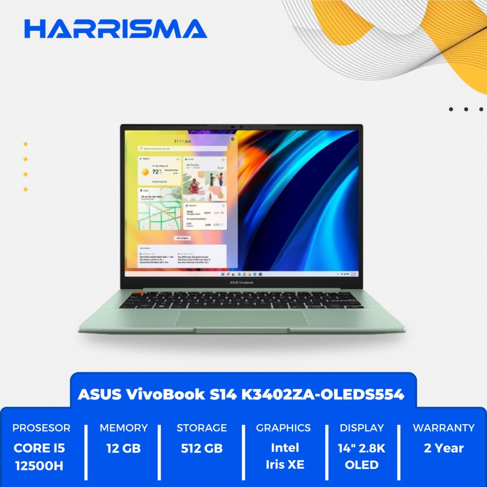 Asus Vivobook S14 K3402za Oleds554 Gren Harrisma Store 5235