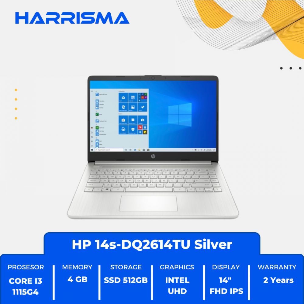 Hp 14s Dq2614tu Silver Harrisma 2887