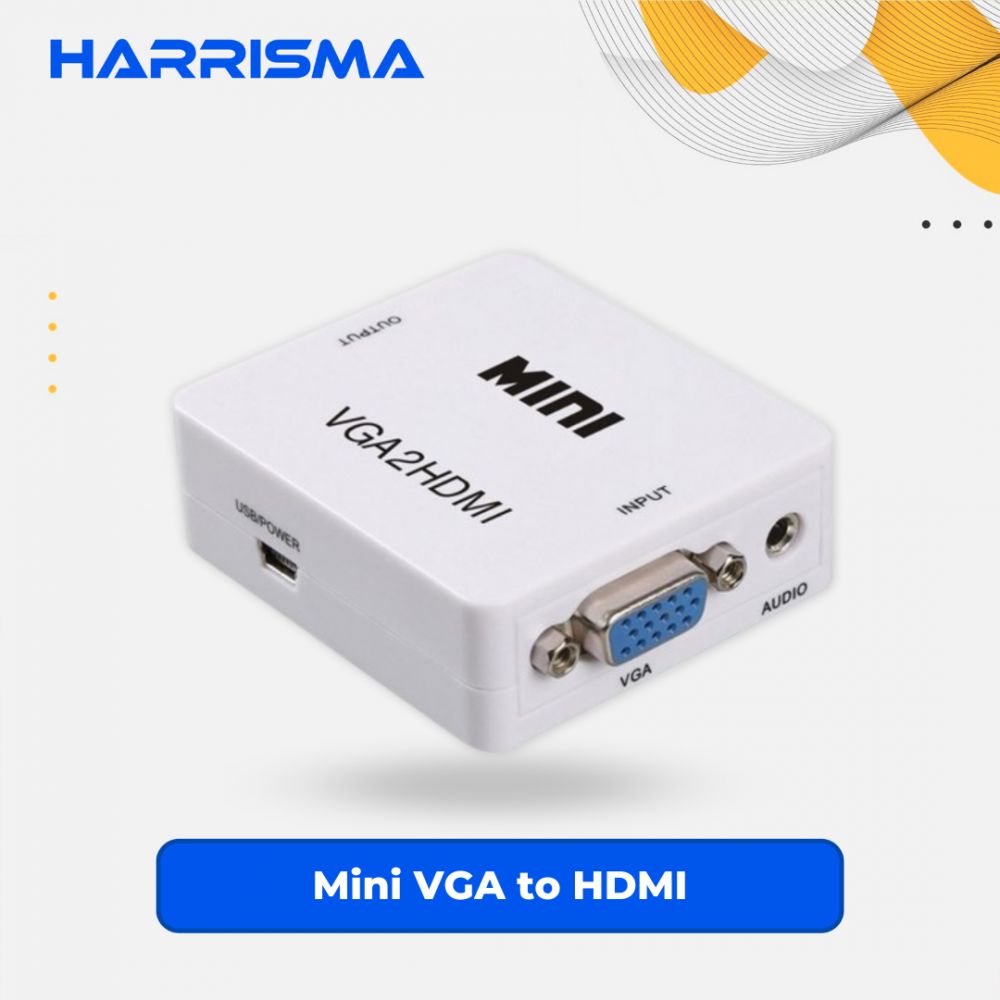 Converter Mini VGA to HDMI 