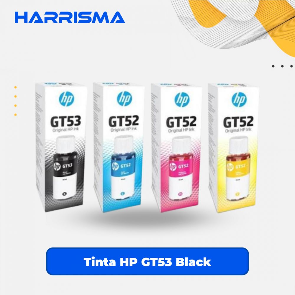 Tinta HP GT53 Black Original Harrisma