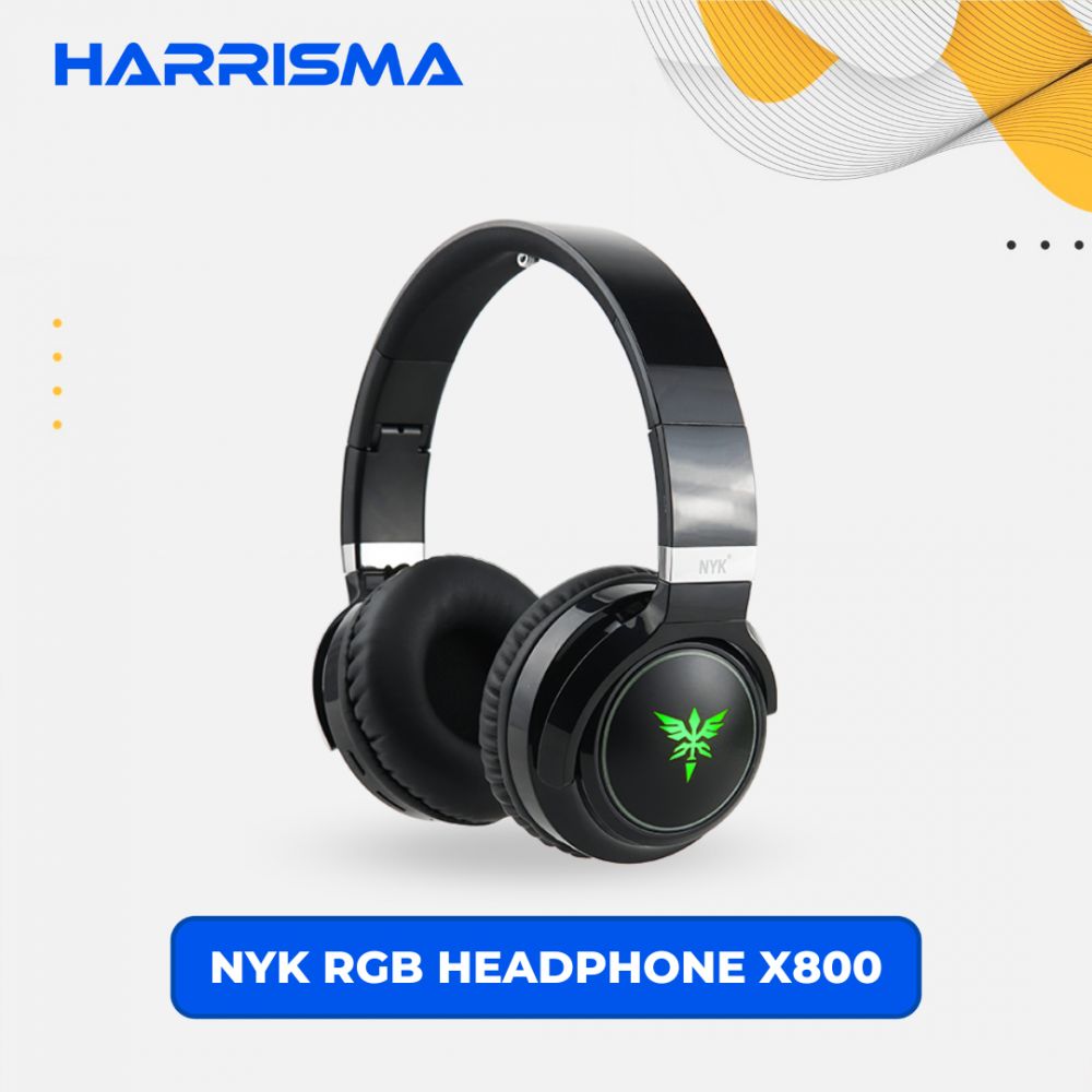 NYK RGB Headphone X800 Black