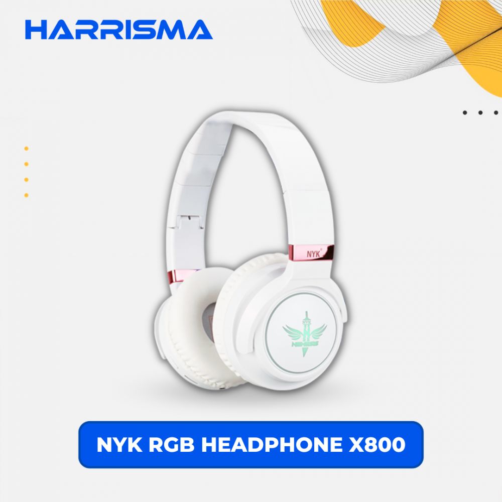 NYK RGB Headphone X800 White