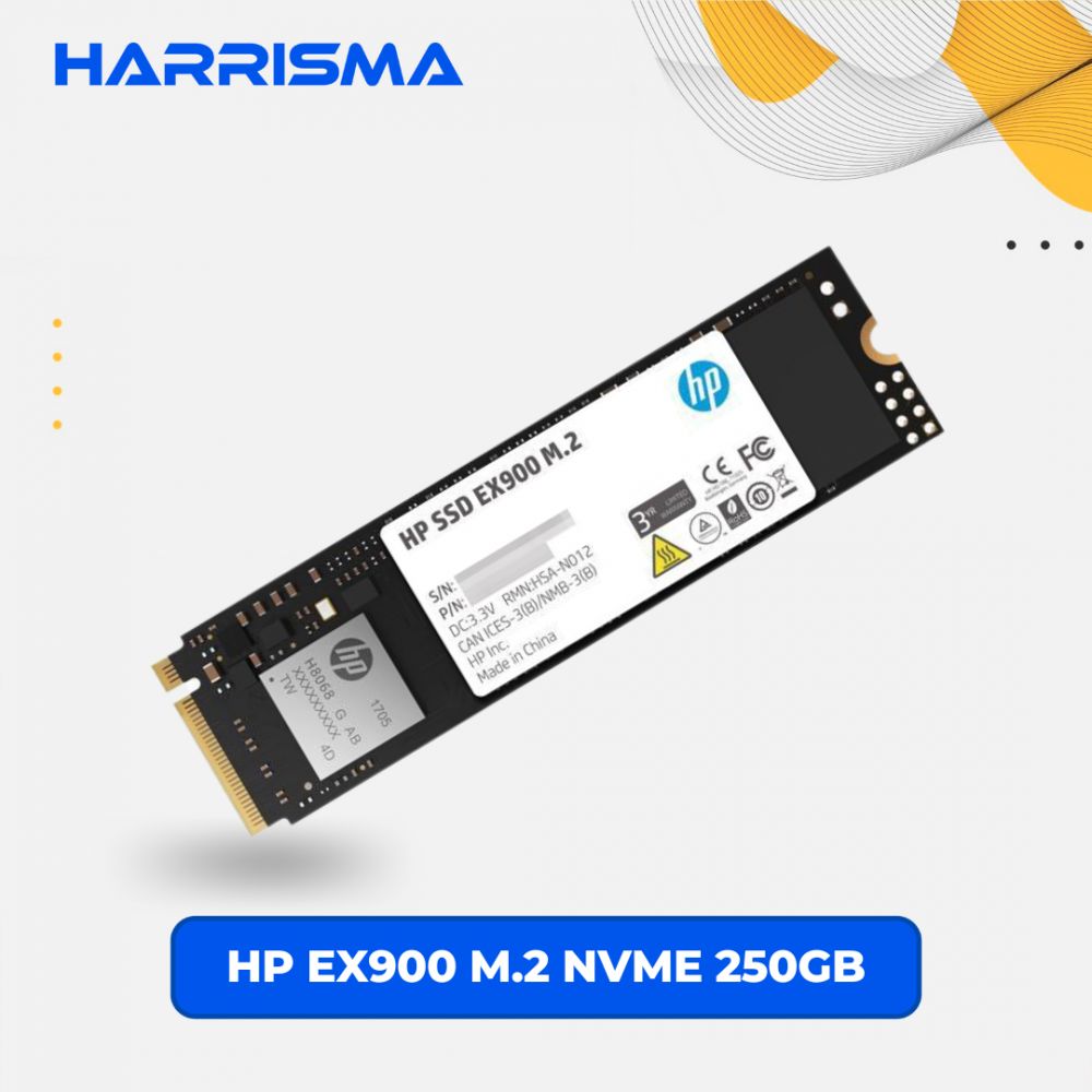HP SSD Internal EX900 M.2 NVMe 250GB