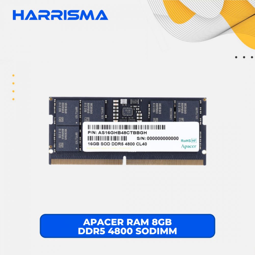 APACER 8GB DDR5 4800 SODIMM RAM