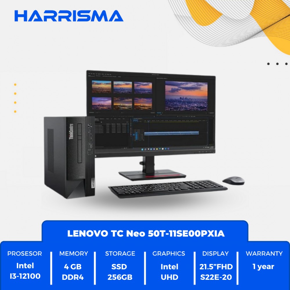 LENOVO Desktop PC TC Neo 50T-11SE00PXIA Black Free Mcafee