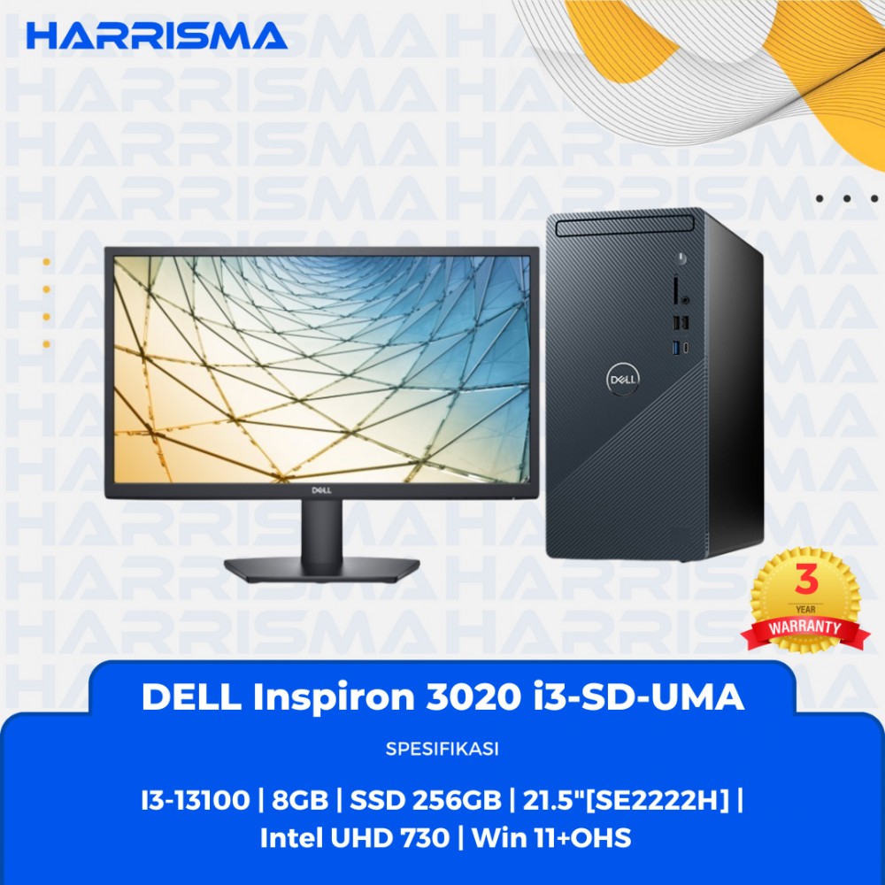 DELL Desktop PC Inspiron 3020 i3-SD-UMA