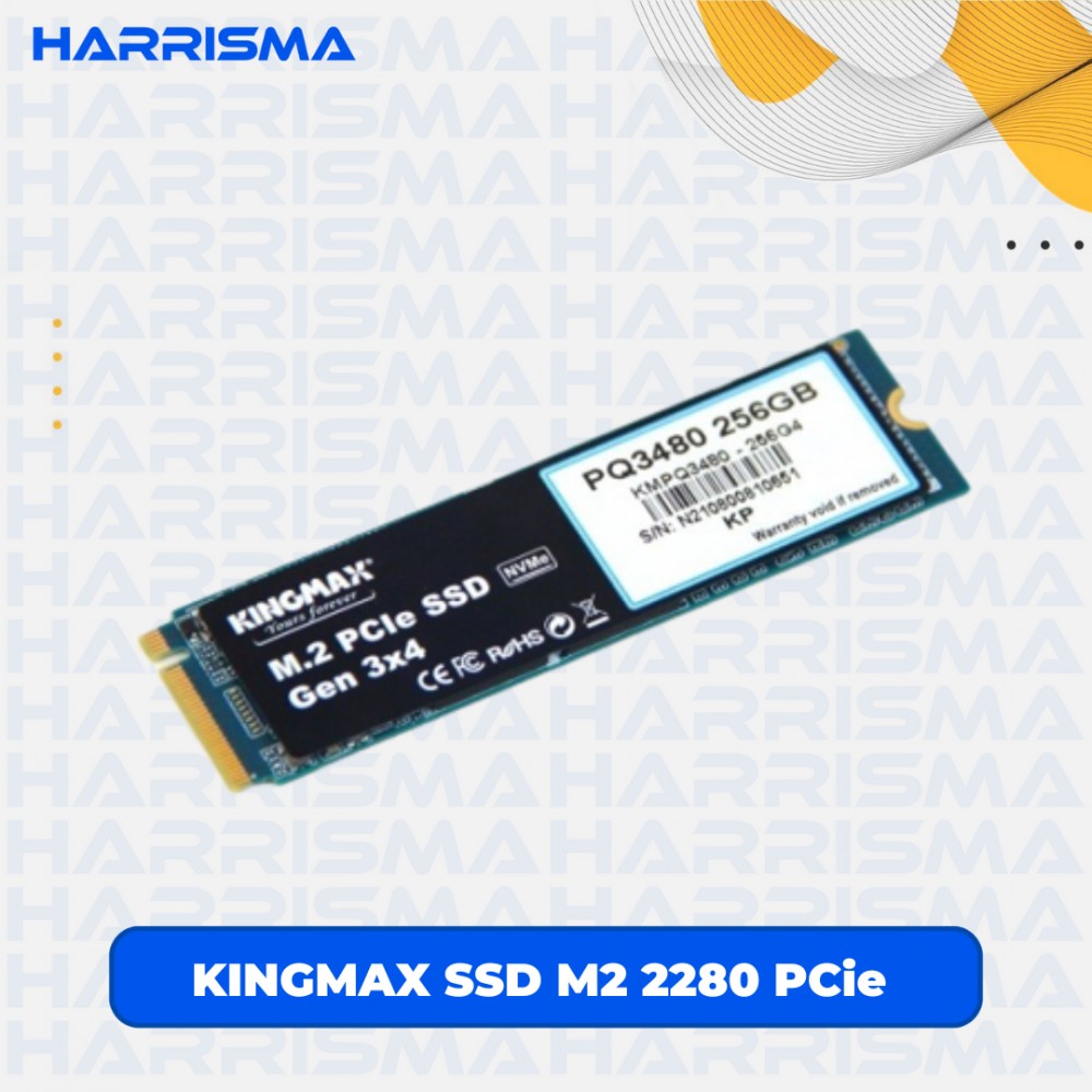 Kingmax SSD 256GB M2 2280 PCie  NVMe Gen 3x4