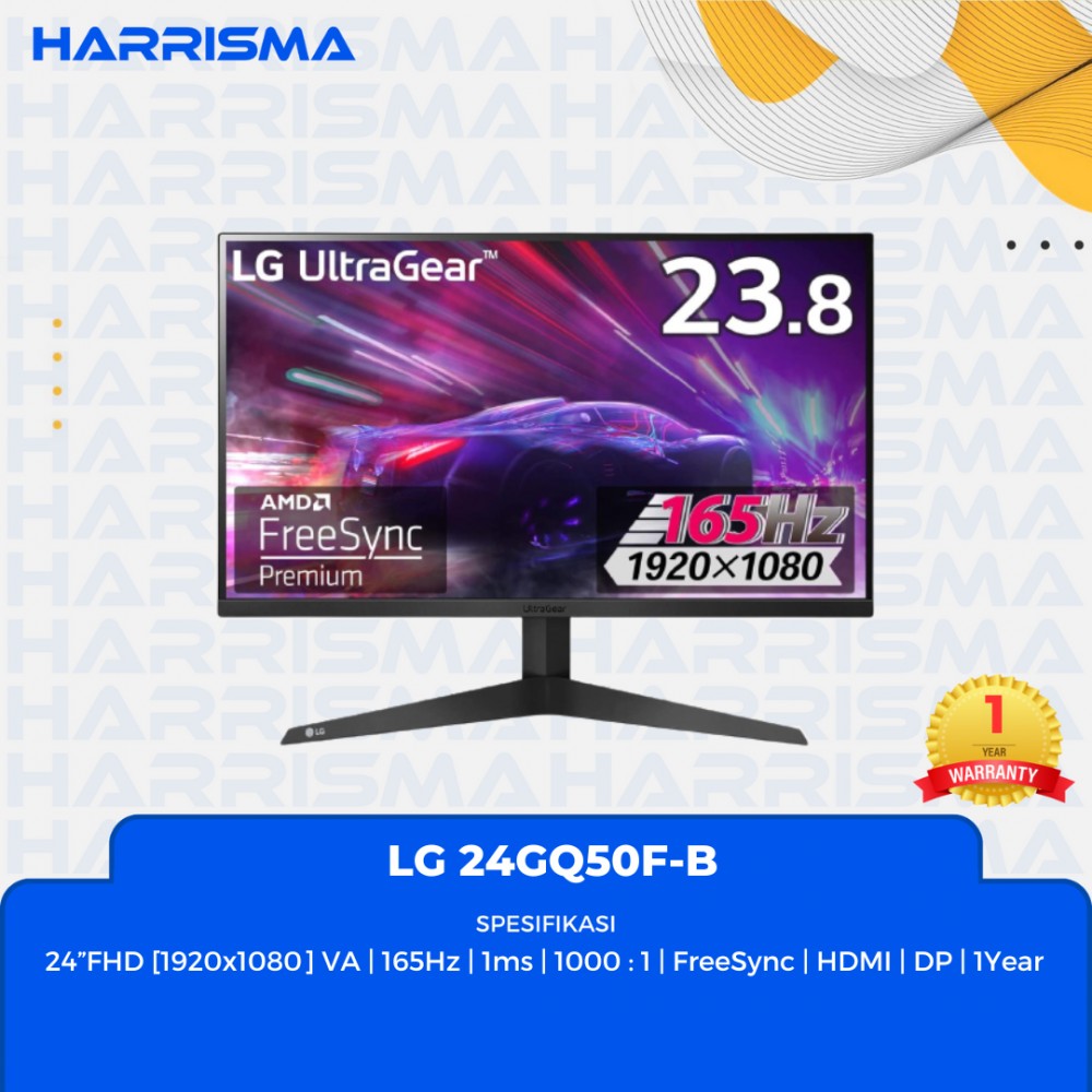 Monitor LG 24GQ50F-B - Harrisma