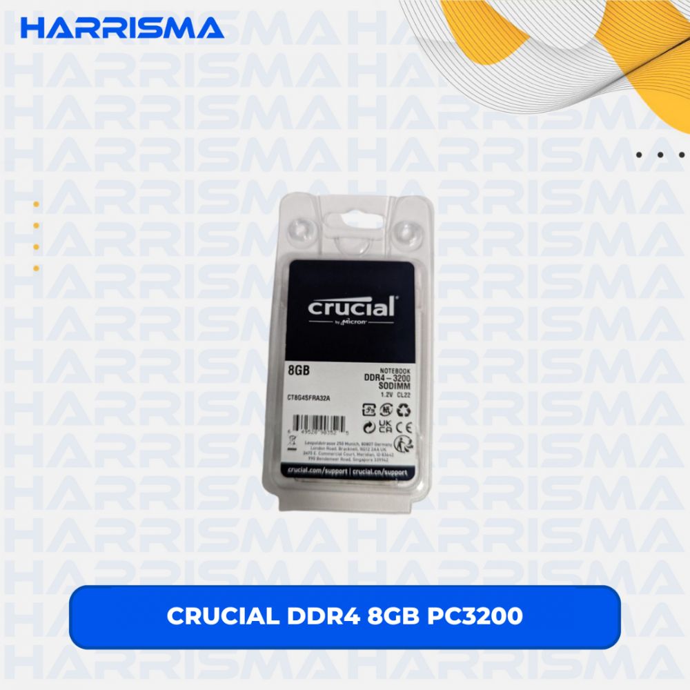 CRUCIAL DDR4 8GB PC3200 Sodimm