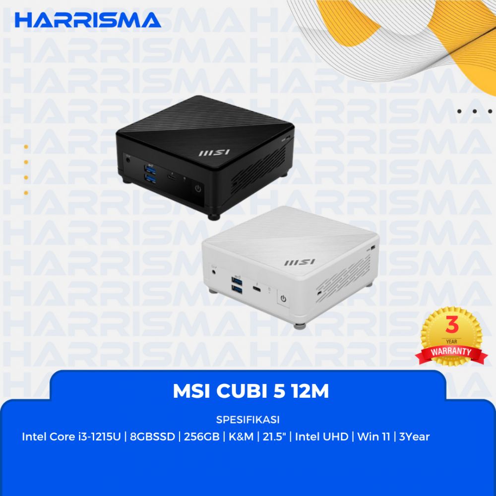 MSI CUBI 5 12M-092 Black