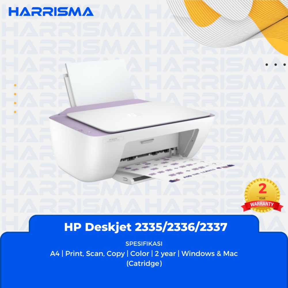 HP Printer 2335 Purple/2336 White/2337 Green