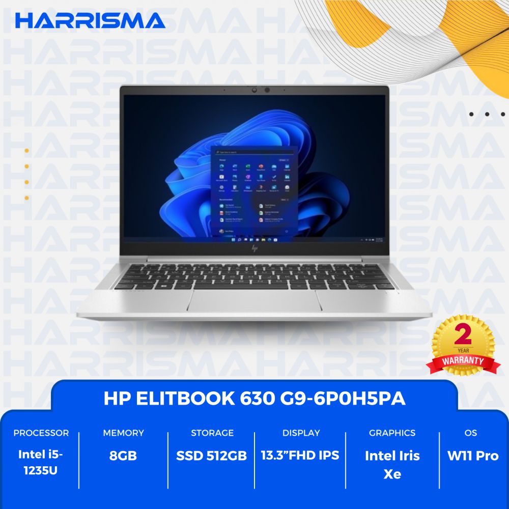 HP ElitBook 630 G9-6P0H5PA Silver Free Mcafee